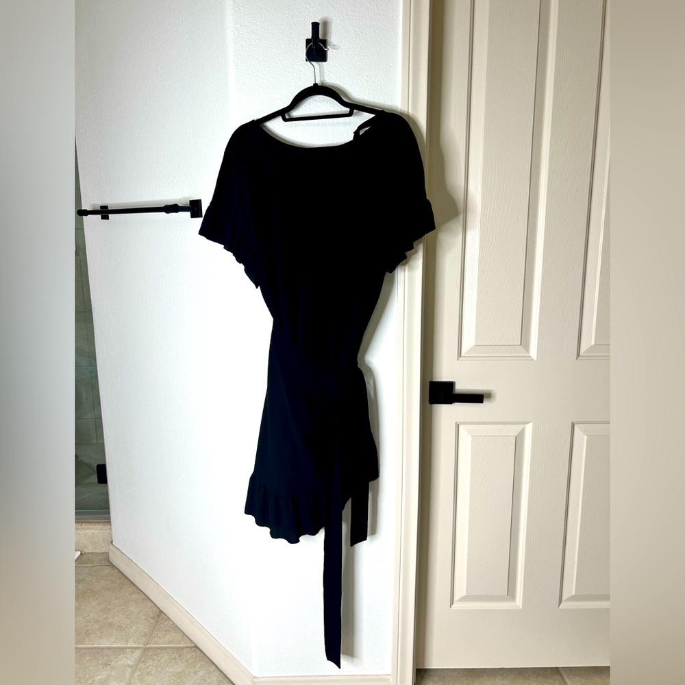 Aritzia faux wrap dress